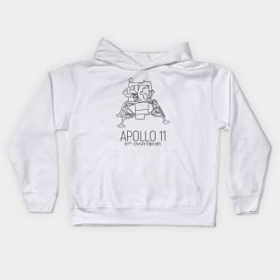 Apollo 11 50th Anniversary Kids Hoodie